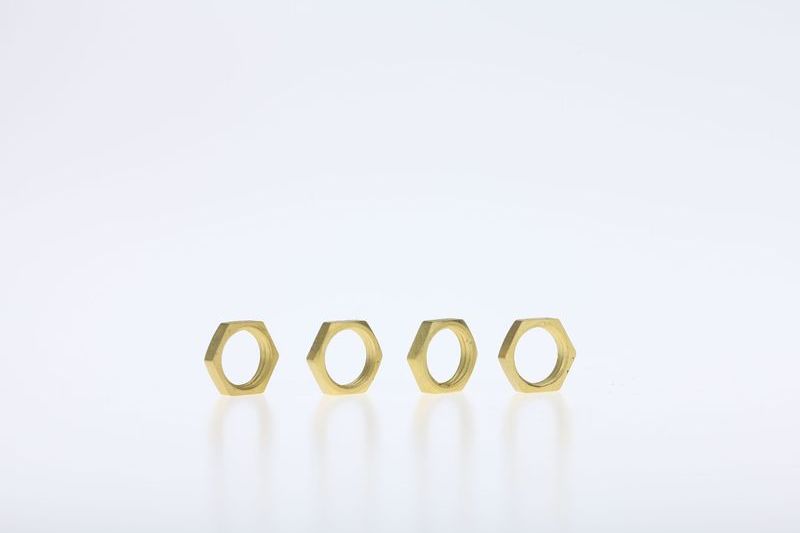 Brass hexagon thin nuts